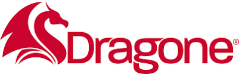Dragone logo rosso